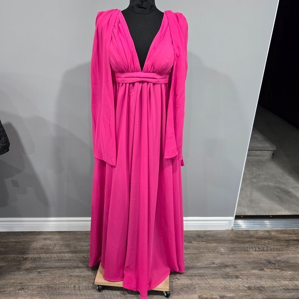 Elegant Pink Evening Gown
